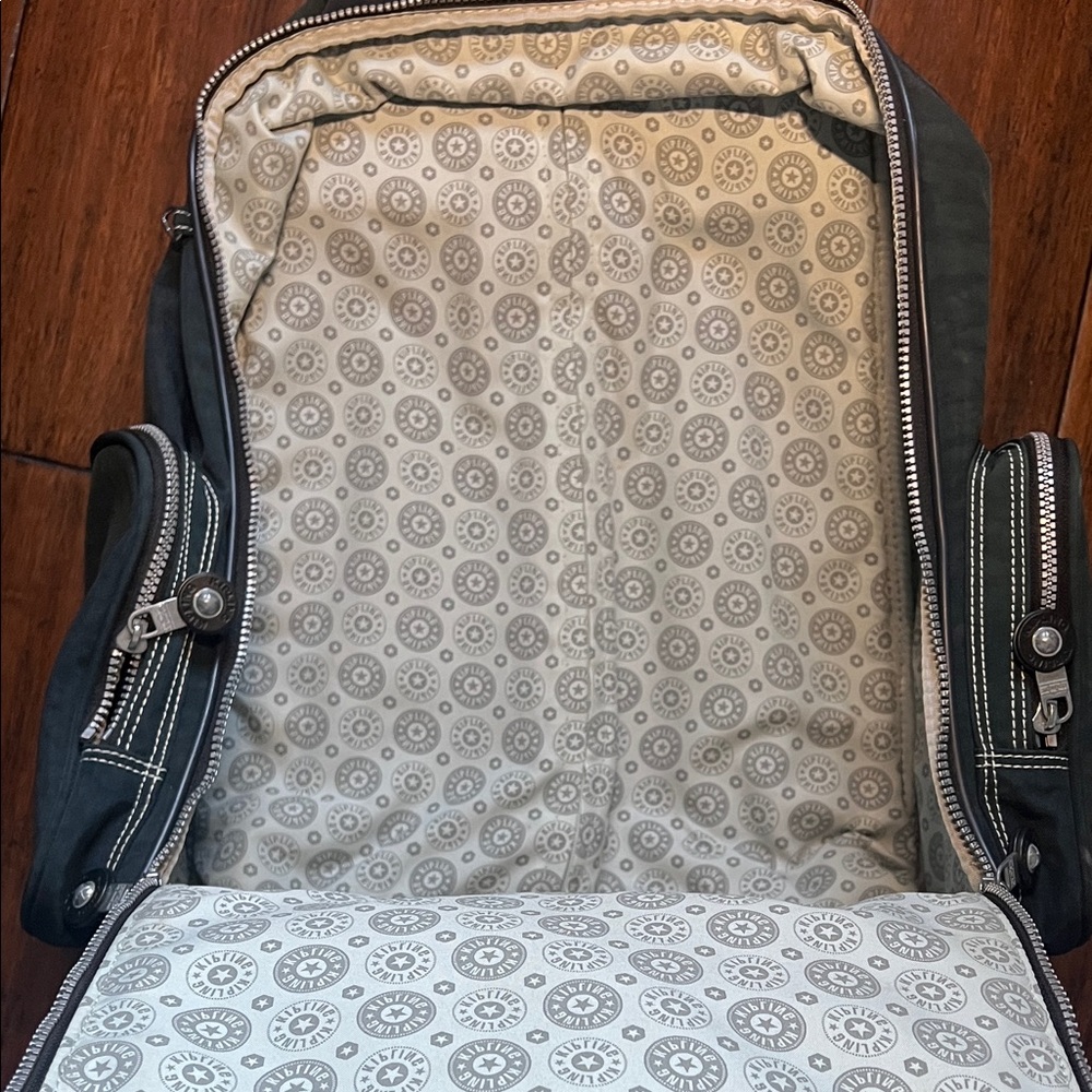 Kipling True Blue Tonal Rolling Backpack - image 3